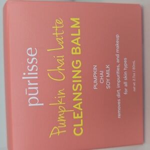 Purlisse Pumpkin Chai Cleansing Balm - Orange and Yellow